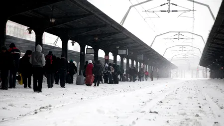 CFR Călători: Trenurile ar putea avea întârzieri miercuri dimineață, din cauza condițiilor meteo