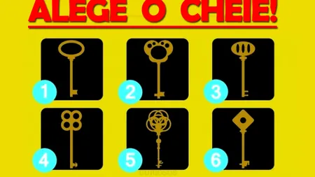 Test IQ psihologic | Alege una dintre cele 6 chei din imagine și vei afla adevărul despre personalitatea ta ascunsă