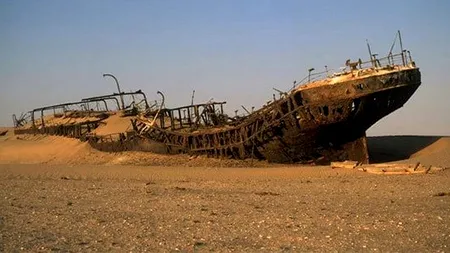Corabie DISPĂRUTĂ acum 500 de ani, apărută în deșert. E greu de imaginat ce se afla în interior