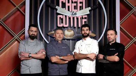 Richard Abou Zaki, Alexandru Sautner, Ștefan Popescu și Orlando Zaharia sunt noii jurați ”Chefi la Cuțite”