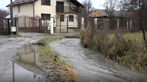 VIDEO | Inundație în Câmpulung Muscel. Viceprimar: „Oamenii aruncă gunoaie peste tot. Cum le-am dat la o parte, apa a fost preluată de canalizare”