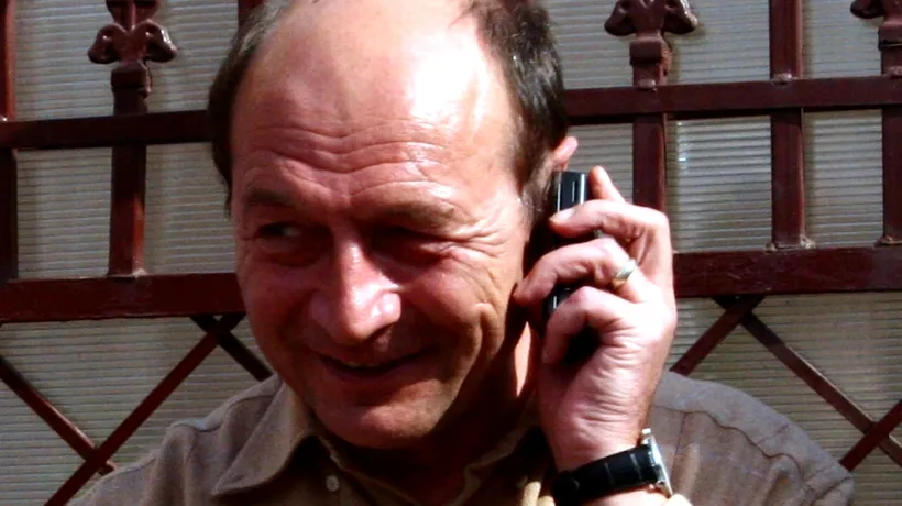 Traian Băsescu a intervenit duminică seara telefonic într-o emisiune TV pentru „a liniști un invitat