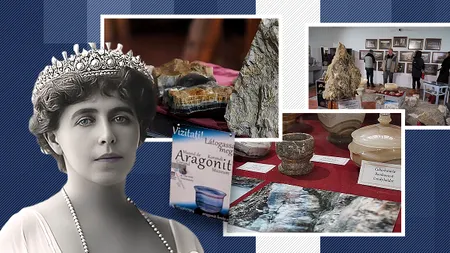 Piesa fabuloasă din aragonit, dorită și comandată de Regina Maria, expusă la Muzeul din Corund: 