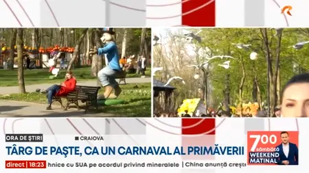 În Craiova s-a deschis Târgul de PAȘTE. Până când poate fi vizitat și ce poți vedea