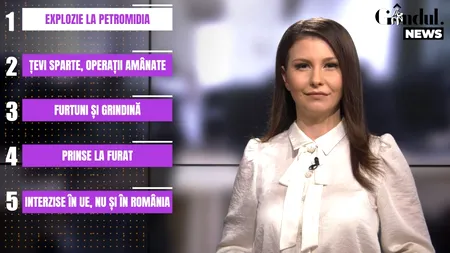 GÂNDUL NEWS. După zilele caniculare, România este lovită de grindină și vijelii (VIDEO)