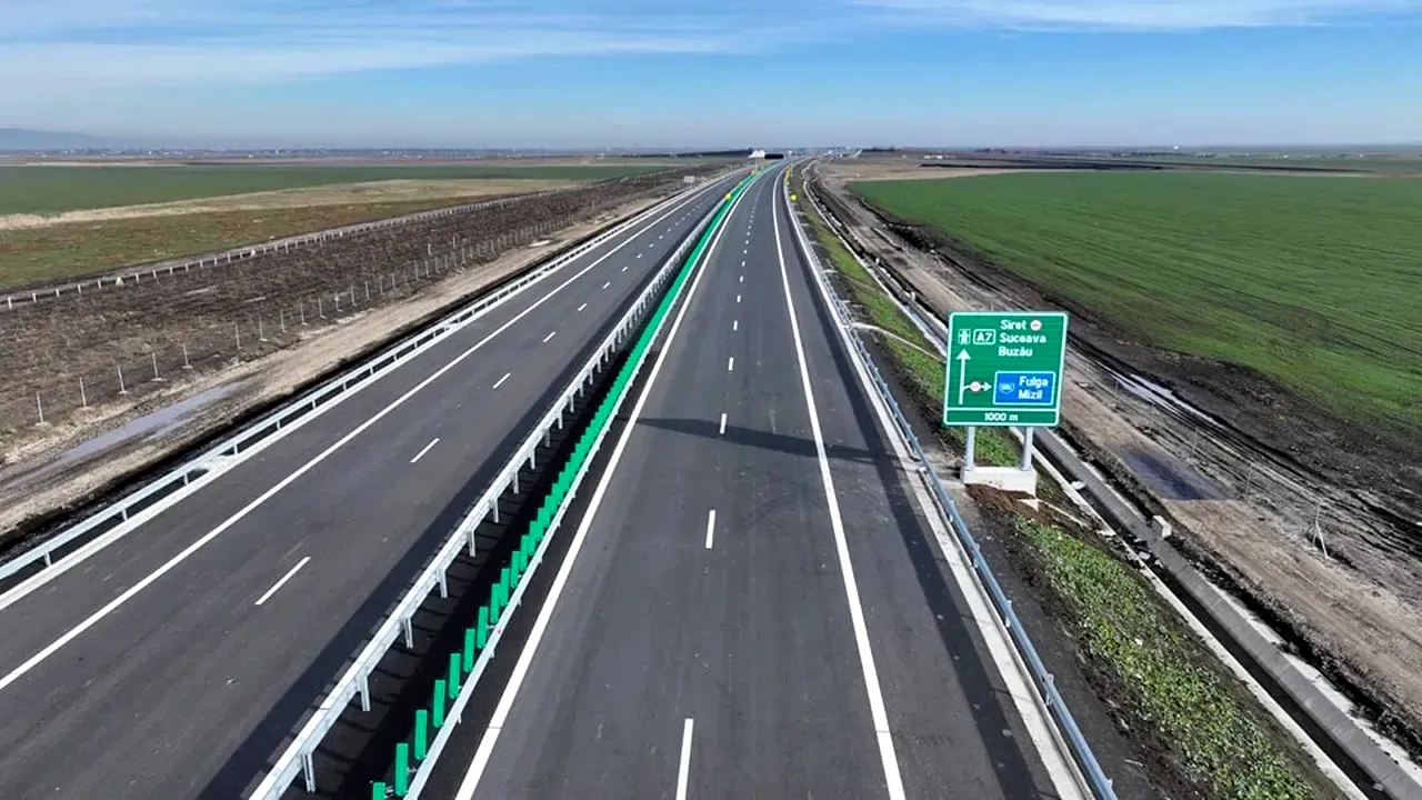 ISC, amendă pe Autostrada Moldovei (A7), la podul peste râul Buzău