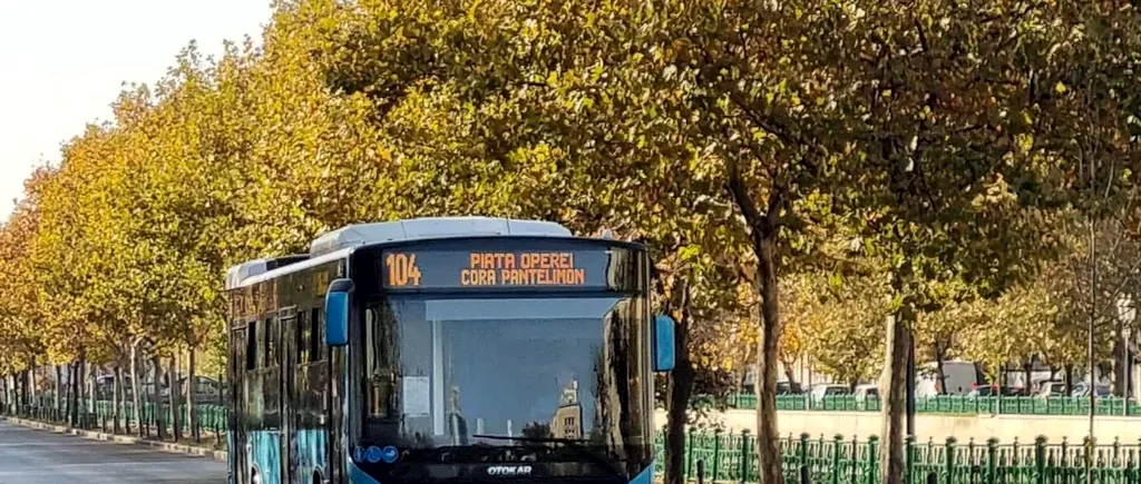 STB modifică traseele a 10 autobuze care trec prin centrul Capitalei. Se aplică și pentru linia 104