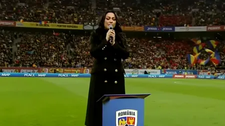 Andra Măruță e istorie! Cine va CÂNTA diseară imnul României la partida cu Bulgaria din Ghencea