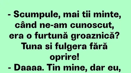 Bancul de miercuri | Furtuna groaznică