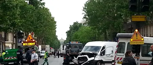 Doi polițiști beți au provocat un grav accident rutier în centrul Parisului