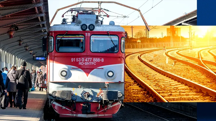 Un TREN cu 100 de călători a lovit o mașină pe calea ferată, în Prahova