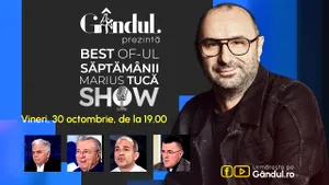 Gândul prezintă Best of Marius Tucă Show – vineri, 30 octombrie, de la ora 19.00