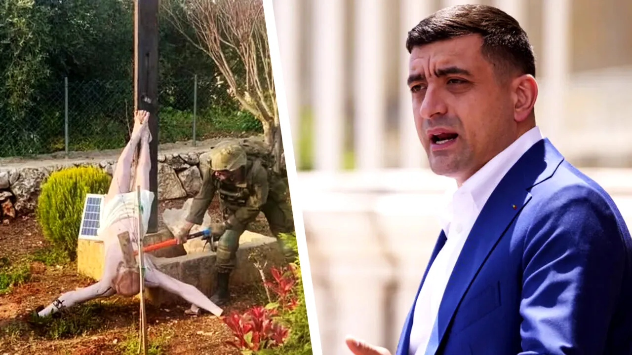 Prima reacție publică din România la distrugerea statuii lui Iisus Hristos, în Liban. Ce a spus George Simion