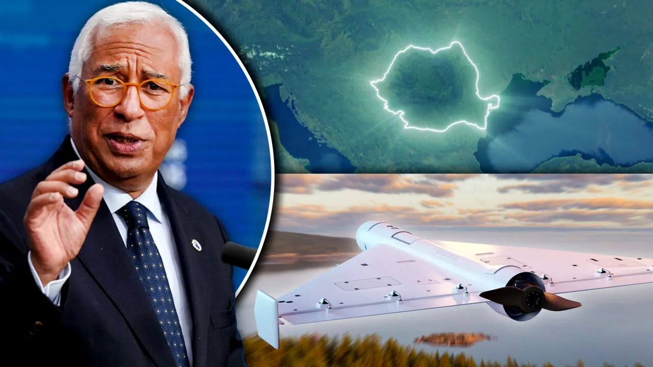 António Costa reacționează după incidentele cu drone din România. Ce spune președintele Consiliului European despre securitatea UE