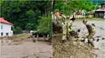 DN1 este blocat în zona Comarnic din cauza inundațiilor. Armata și poliția au intervenit pentru gestionarea situației