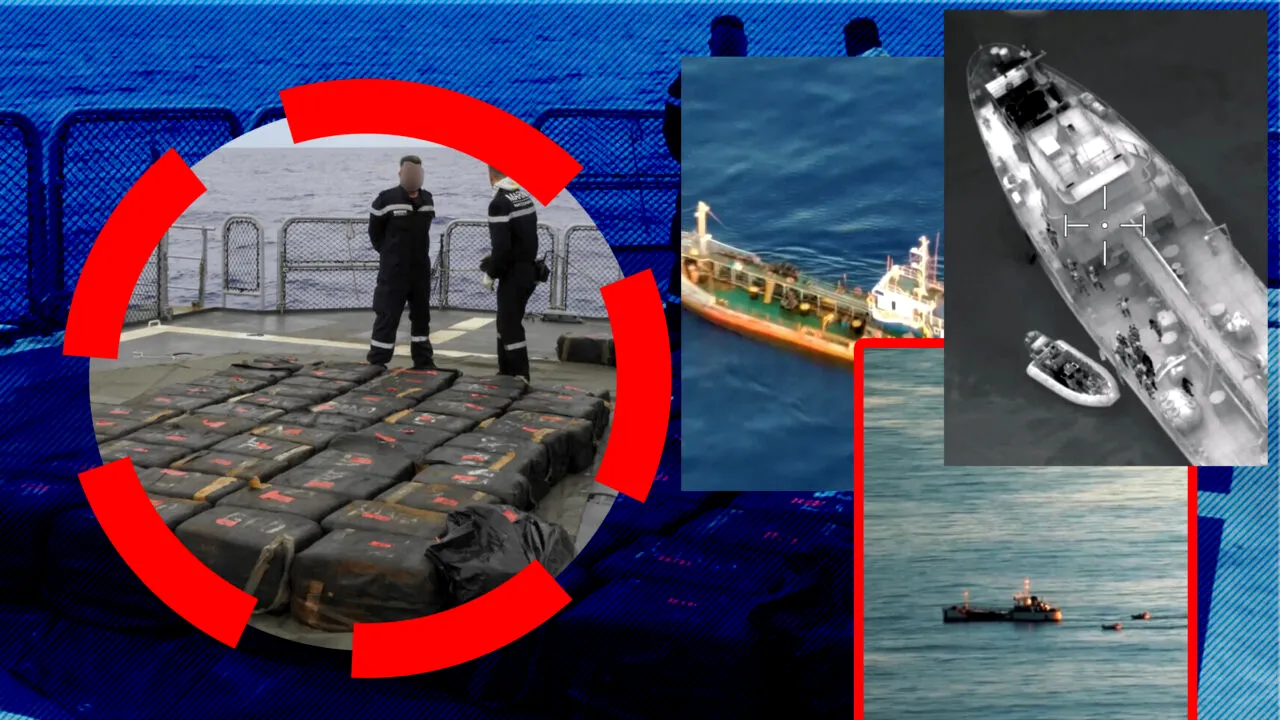 Captură impresionantă de droguri în Pacific. Marina franceză a confiscat și distrus peste 4 tone de cocaină în Pacificul de Sud