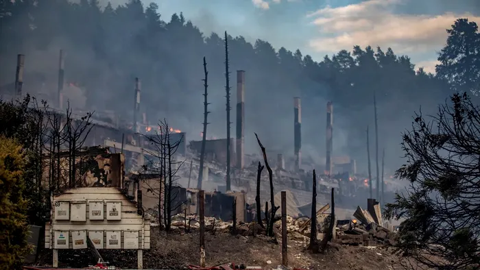 Incendiu în Norvegia - Foto: X/@rsolzem