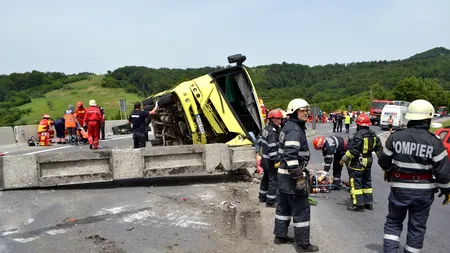 11 copii răniți în accidentul de la Perșani vor fi externați