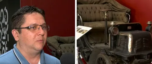 VIDEO | Cum arată și cui i-a aparținut prima mașină care a circulat în București. Permisul auto era obținut cu ajutor unei perne