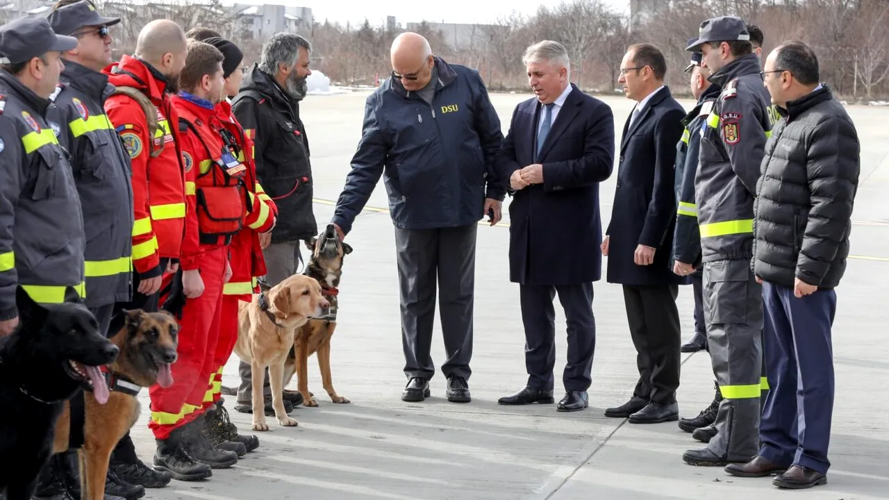 Povestea emoționantă a CÂINILOR trimiși în Turcia pentru a căuta supraviețuitori: ”L-am găsit într-o cutie în fața unui service”