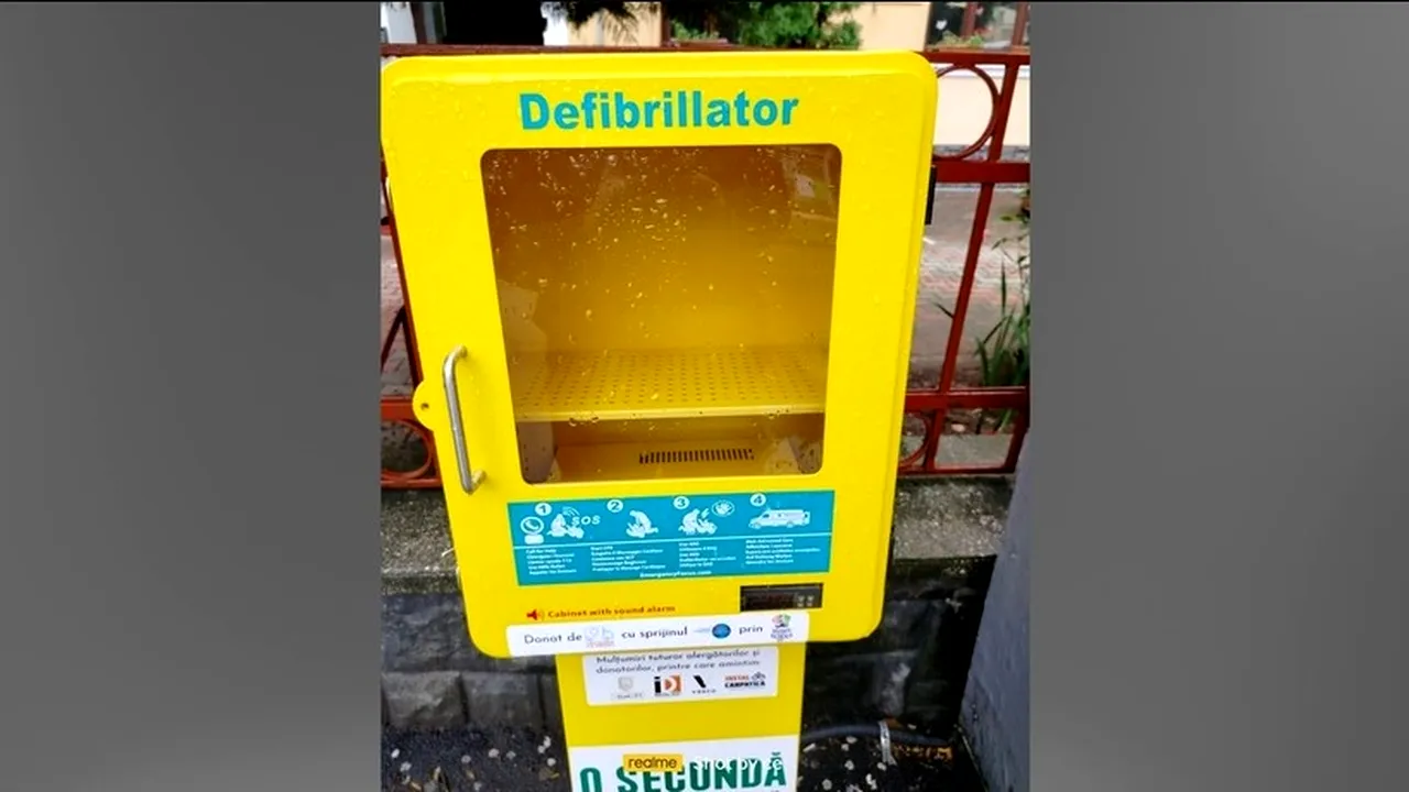 DEFIBRILATORUL furat din centrul Brașovului a fost găsit. Hoțul dăduse anunț că-l vinde cu 100 de euro