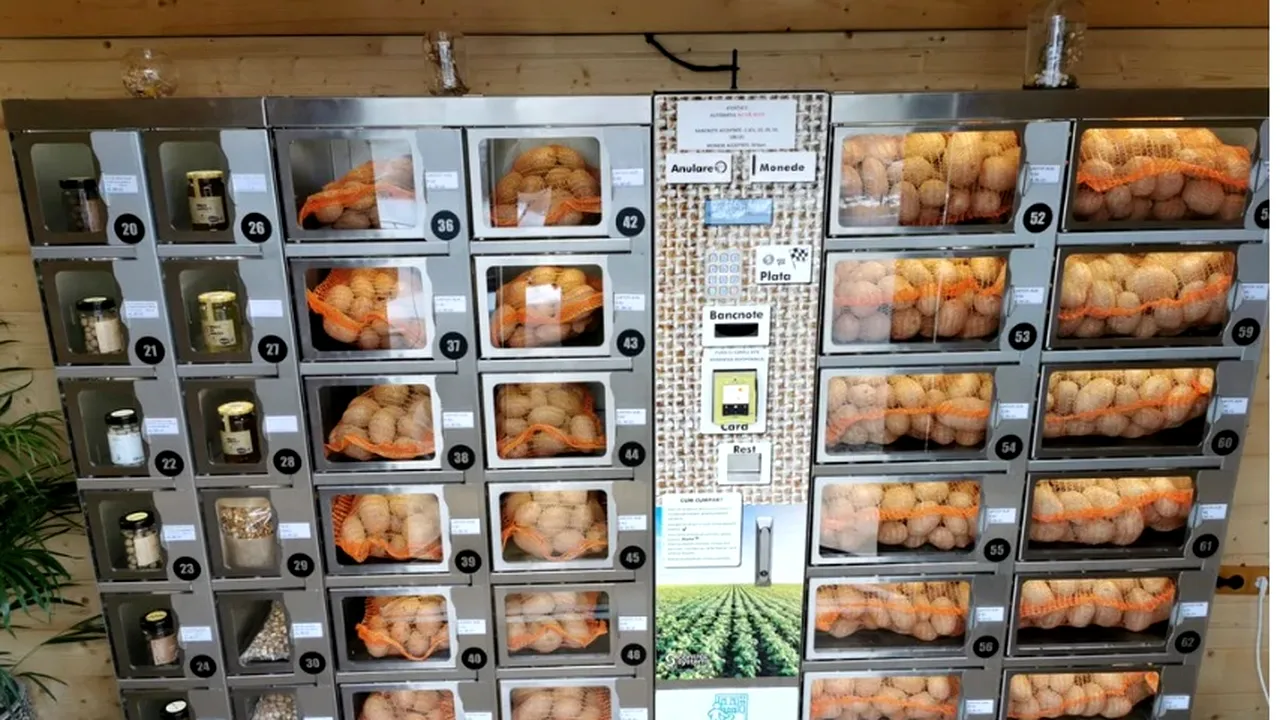 Aprozarul-tonomat, ideea de AFACERE care l-a îmbogățit pe un fermier din Bihor. „Cămara slovacului” de la șosea e deschisă non-stop