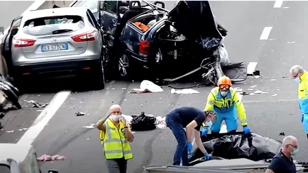 Un român a murit într-un accident în Italia, iar fiul acestuia a fost grav rănit