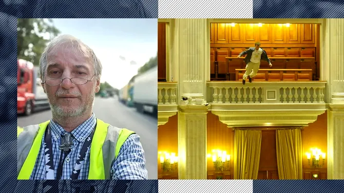 Adrian Sobaru, mesaj ȘOCANT la 15 ani după ce a plonjat în gol în Parlament din cauza tăierilor din guvernarea „Boc”: „Nu regret nimic. Va fi mai rău”