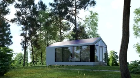 Foto. Aceasta este casa de vacanță care poate fi construită de un robot în 8 ore. Cât costă