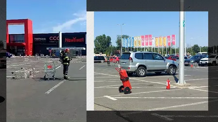 VIDEO | Un ucrainean, posesor al unei “bombe GPL”, a provocat evacuarea parcării unui mall din Brăila. Cât de mare a fost pericolul de explozie