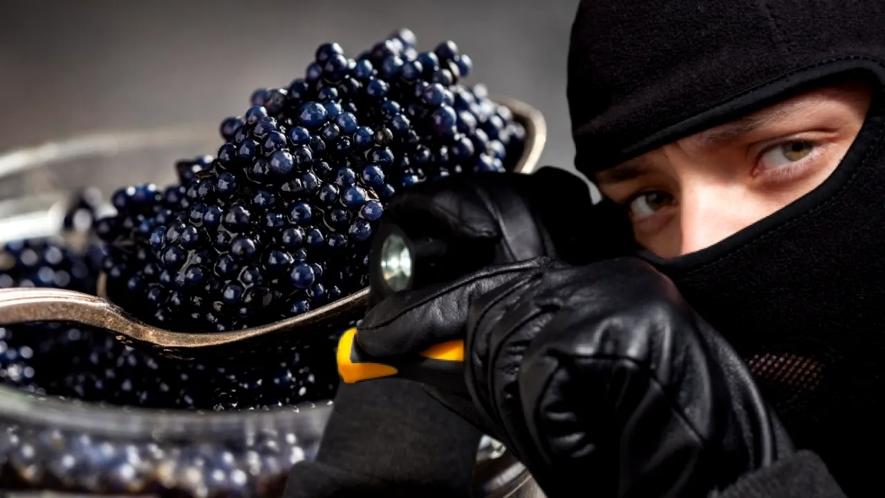 Cum a reușit un român să FURE 13 kilograme de caviar din Belgia de 23.000 de euro. Detaliul care l-a dat de gol, descoperit la locul faptei
