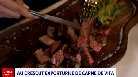 Exporturile de carne de vită au crescut, pentru că românii nu-și permit să o cumpere