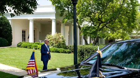 VIDEO | ALERTĂ de securitate în SUA după ce o mașină a lovit coloana oficială a președintelui Biden