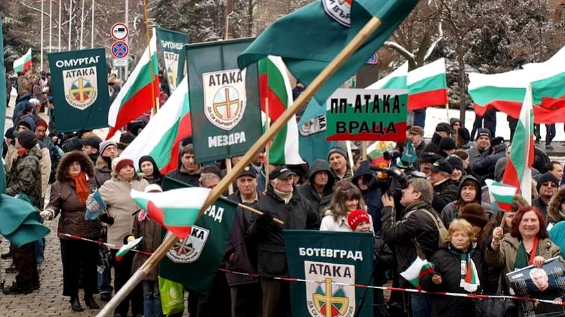 Partidul bulgar Ataka a plătit mai multe persoane pentru a protesta în fața sediului său