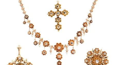 Picturi ascunse, alături de aur și diamante, în bijuterii vechi și de 200 de ani, în noile licitații de la Artmark