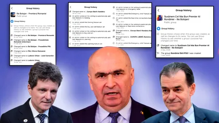 Operațiunea digitală „Susțin Ilie Bolojan” merge la turație maximă. Grupuri cu zeci de mii de membri și-au schimbat numele. După susținerea pentru Orban, Nicuşor Dan sau lupta pentru “Europa liberă”, acum susţin Ilie Bolojan și atacă în toate direcțiile. Inclusiv premierul desemnat Veștea se plângea de atacurile boților