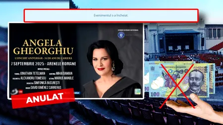 De 4 luni se chinuie să-şi recapete banii. 1.300 de melomani şi-au luat ţeapă cu biletele la concertul aniversar al sopranei Angela Gheorghiu