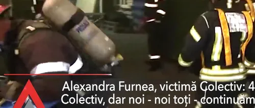 Alexandra Furnea, victimă Colectiv: Patru ani de la Colectiv, dar noi - noi toți - continuăm să ardem