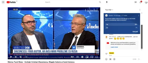 POLL Marius Tucă Show: „Evacuarea azilelor trebuia să fie făcută cu mai multă grijă și considerație față de vârstnici?”