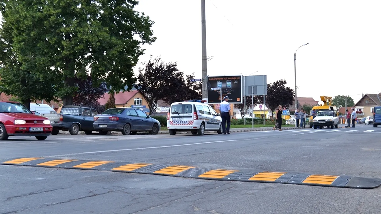 Șase limitatoare de viteză au fost descoperite instalate ilegal pe strada președintelui CJ Arad