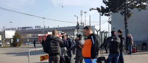 Aeroportul din Sibiu, evacuat în urma unei alerte cu bombă