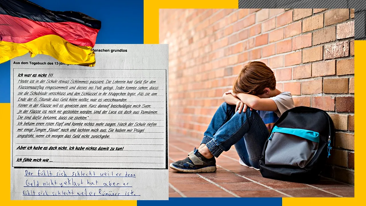 EXCLUSIV | Caz revoltător în Germania. Copil român, nominalizat la ora de etică într-o lecție despre furt. Părinții: „Îi e rușine să meargă la școală”