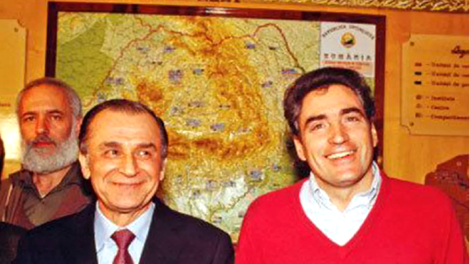 Petre Roman și Ion Iliescu