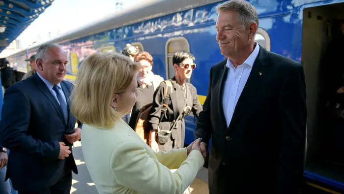 Klaus Iohannis a ajuns la Kiev / Sursa foto: Administrația prezidențială