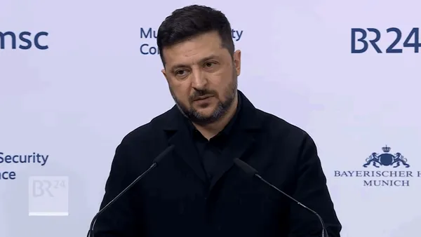 De la München, Volodimir Zelenski critică fosta administrație Biden și pe Viktor Orbán: „Viktor e preocupat să-și mărească burta, nu armata”