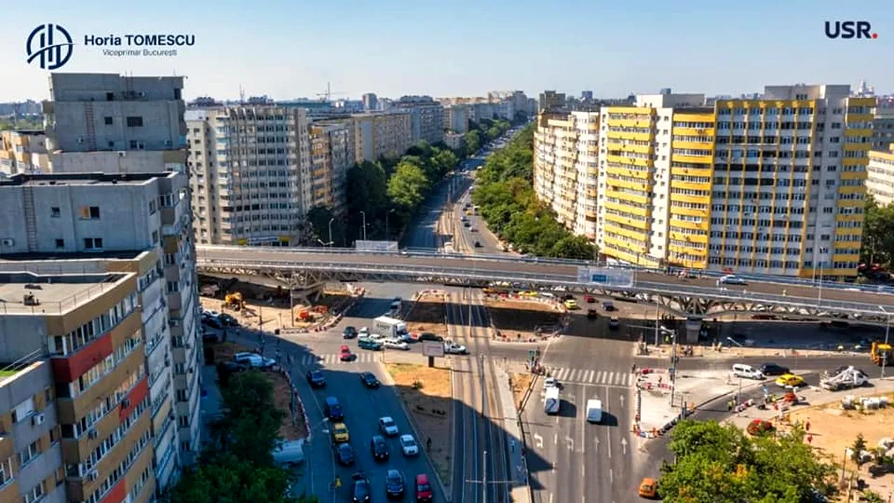 Primăria Capitalei inaugurează joi dimineață Pasajul Doamna Ghica. Lucrarea avea termen de finalizare pentru anul 2020