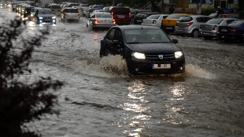 Județul Galați, aflat sub cod roșu de inundații