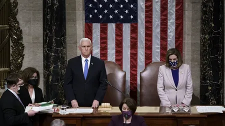 Congresul american confirmă victoria democratului Joe Biden, după o zi de proteste violente