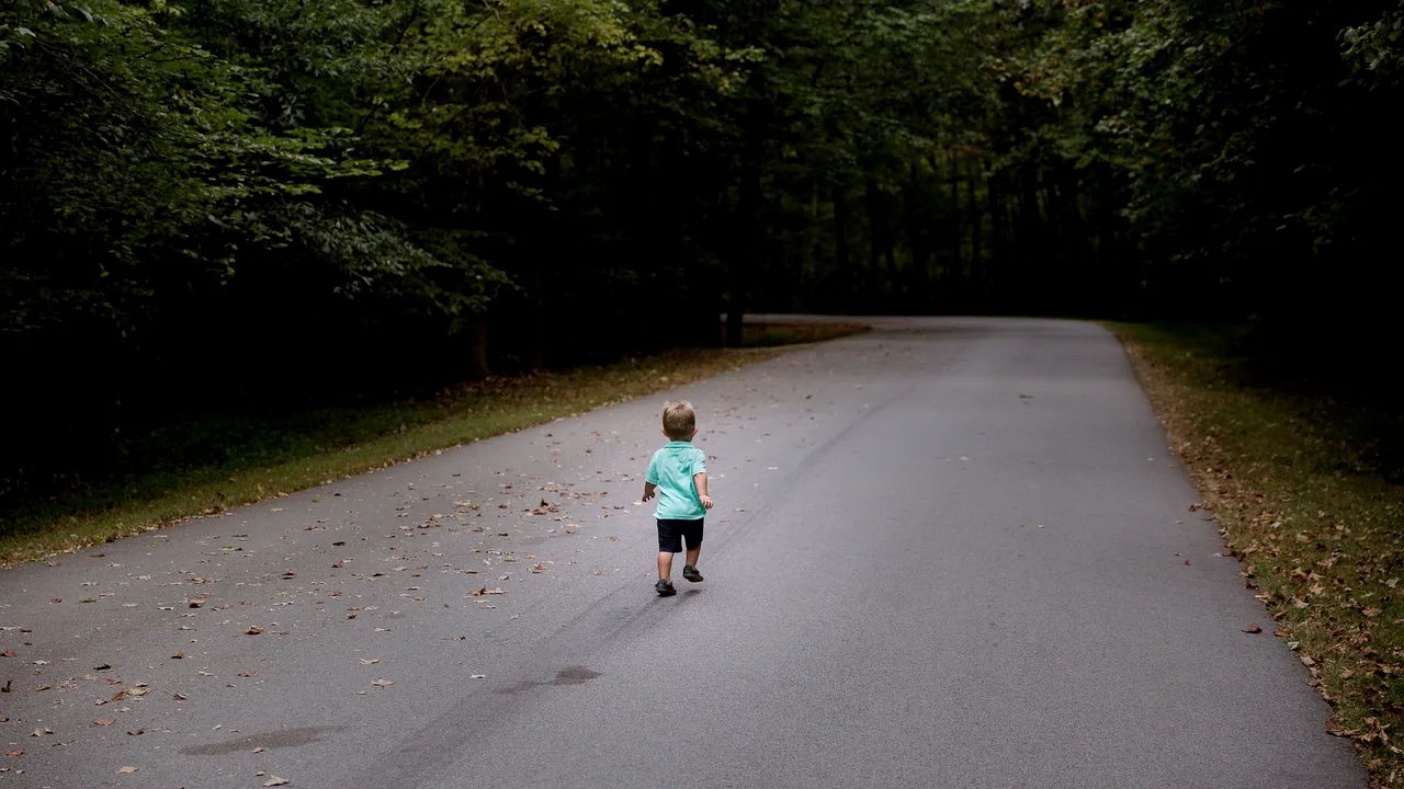 Neglijență: Un copil de 3 ani din Botoșani a fost găsit rătăcind singur pe un drum național