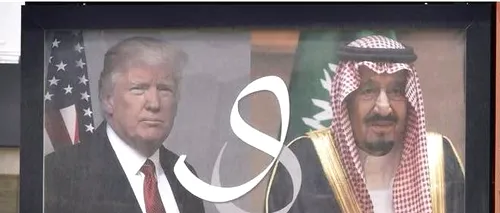 Al-kumidia Trupei Trump la Riyadh